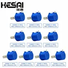 Многооборотный потенциометр 3590S-2-103L 3590S 10K ohm, 10 колец, регулируемый резистор 3590S 500 1K 2K 5K 20K 50K 100K ohm