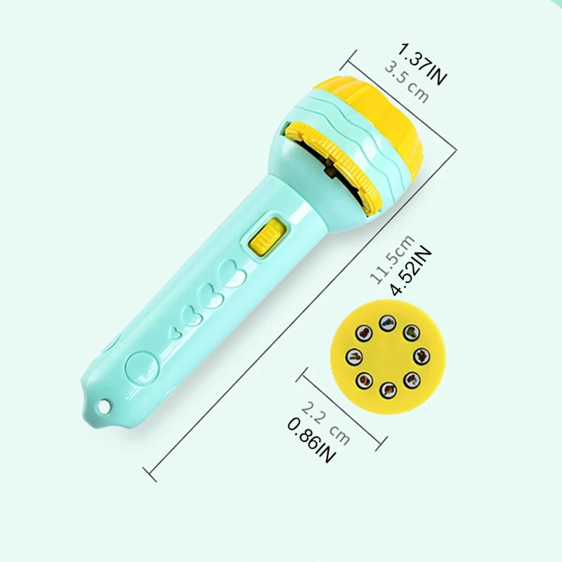 Детский проектор со вспысветильник Спящая история Мультяшные животные фрукты