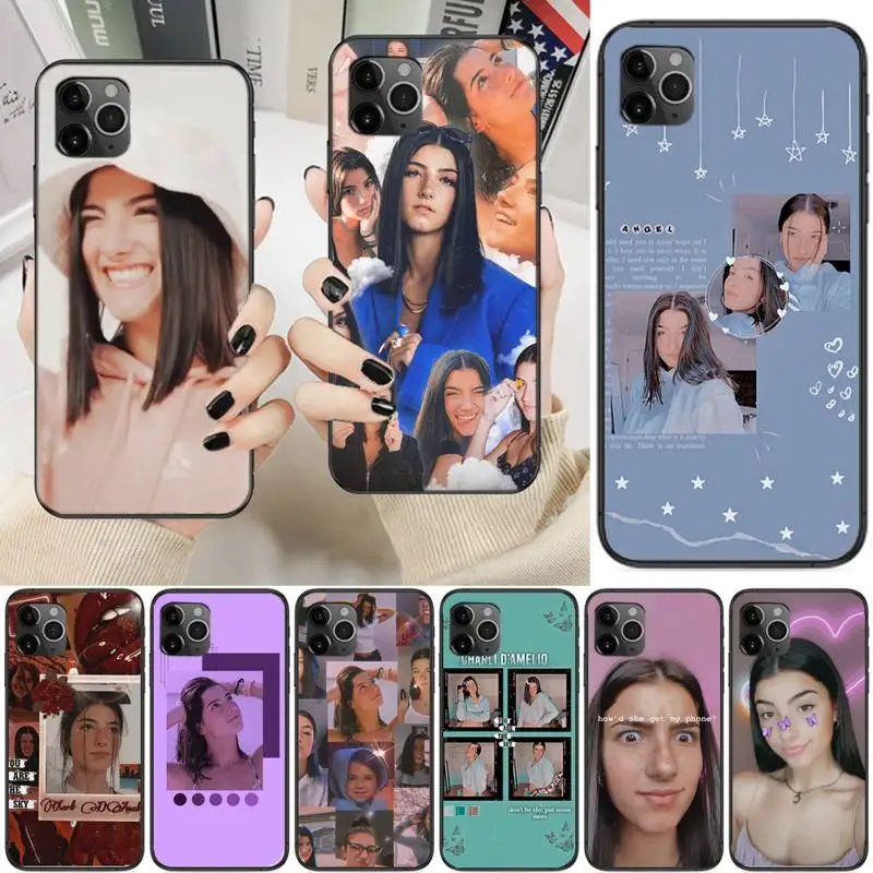 Мягкий чехол Charli Damelio для телефона Iphone 6 6s 7 8 Plus XR X XS XSmax 11 12 Pro Mini Max