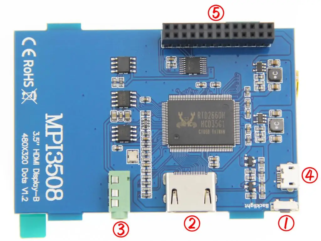 Tela lcd 3.5 polegadas hdmi usb touch screen real hd 1920x1080 display para raspberri 3 modelo b/orange pi (jogo de vídeo) - купить по