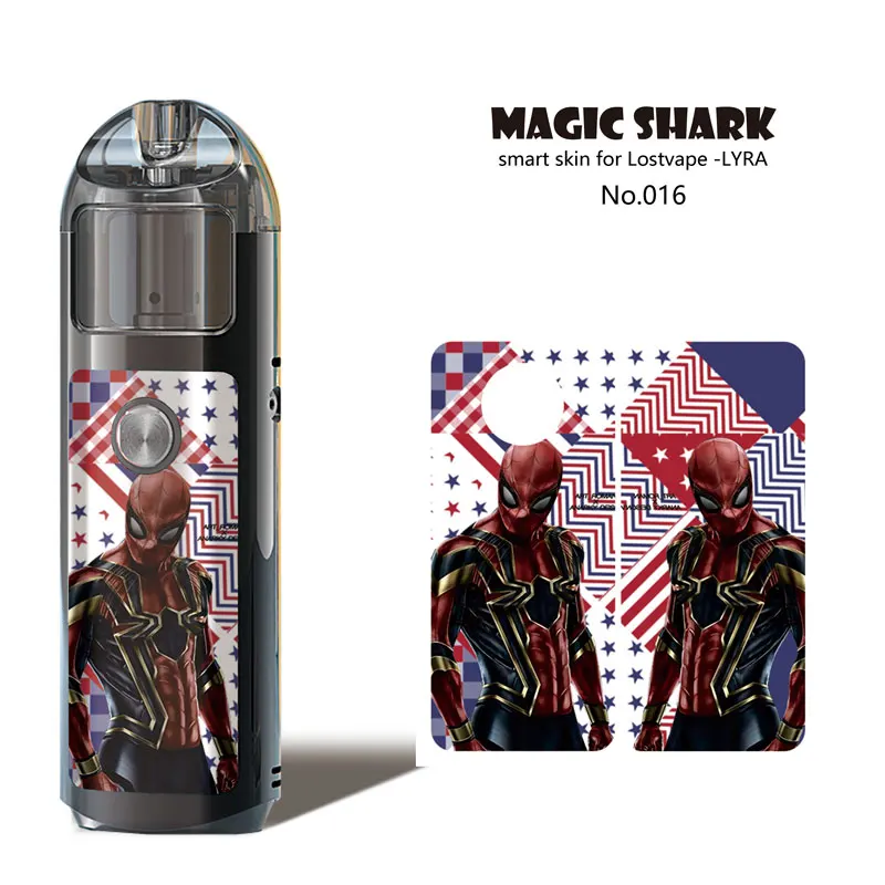 Волшебная Акула Железный человек Лев губы автомобиля Дэдпул ПВХ стерео Pod КРЫШКА