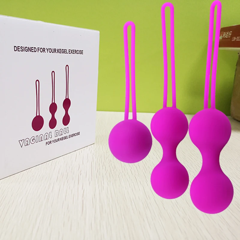 3 шт. женские анальные секс-игрушки Вагина большой Кегель шарики - Цена: 663.81