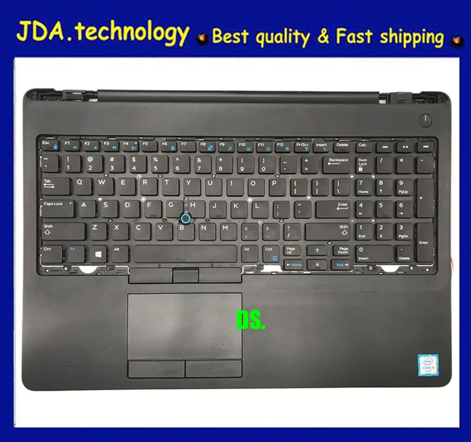 MEIARROW 95% новая подставка для рук topcase Для Dell Latitude E5570 M3510 Клавиатура США верхняя