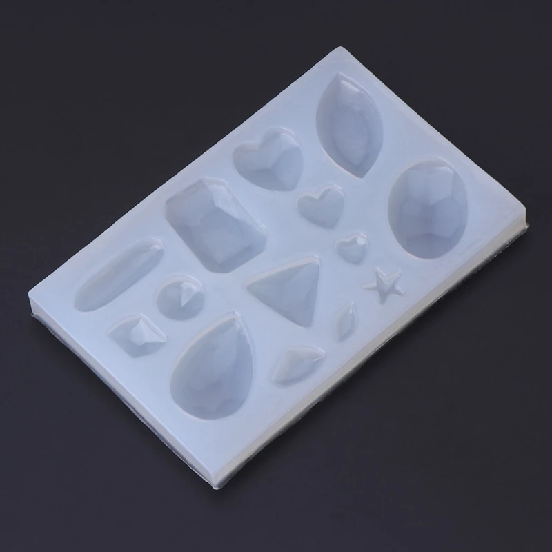 

69HB Silicone Mold For DIY Jewelry Making Mirror Pendant Resin Crafts Cake Decoration