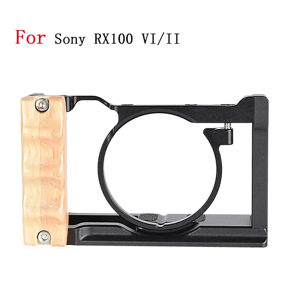 

Black Camera Cage Protective Case Aluminium Alloy for Sony RX100VII 7 Camera Accessories Camera Cage for Sony RX100VII