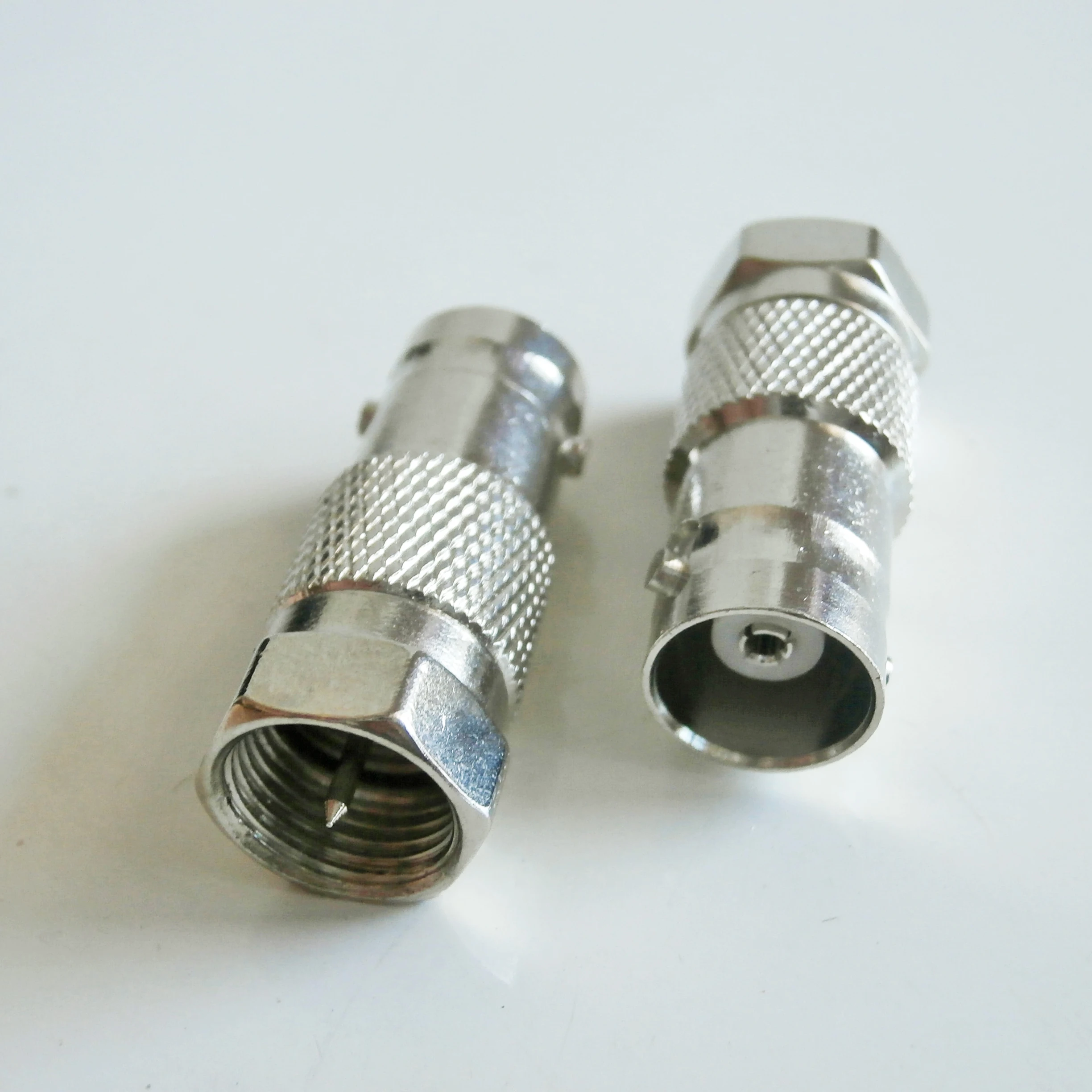 BNC Q9 F разъем гнездо к штекер никелированные прямые коаксиальные RF