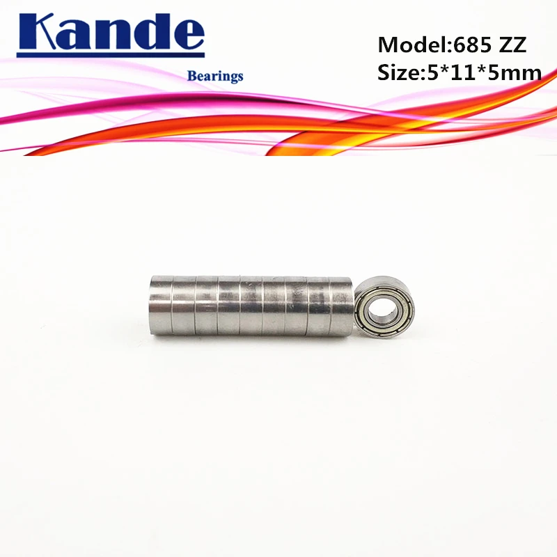 Подшипники Kande 685 ZZ ABEC-1 685-2Z ABEC-3 685ZZ ABEC-5 миниатюрный шарикоподшипник 5x11x5 мм |