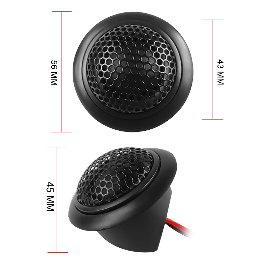 2 шт. дюймовый динамик AIYIMA громкий 80 Вт стерео высоких частот звуковой гудок