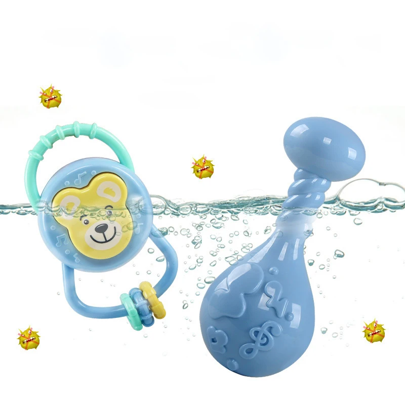 12 шт. детские игрушки-грызунки погремушки Мультяшные животные Жевательная соска