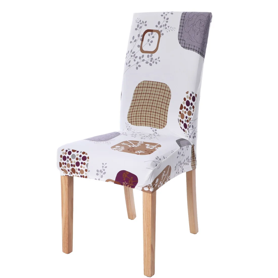 

Jacquard Removable Chair Covers Stretch Protector Desk Seat Slipcover Case Armchair Covers For Hotel Home Kitchen Dining Room