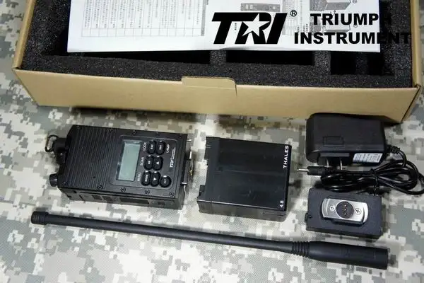[10 Вт Высокая мощность] tri 6PIN PRC-148 MBITR УФ Двухсекционный алюминиевый сплав с тремя