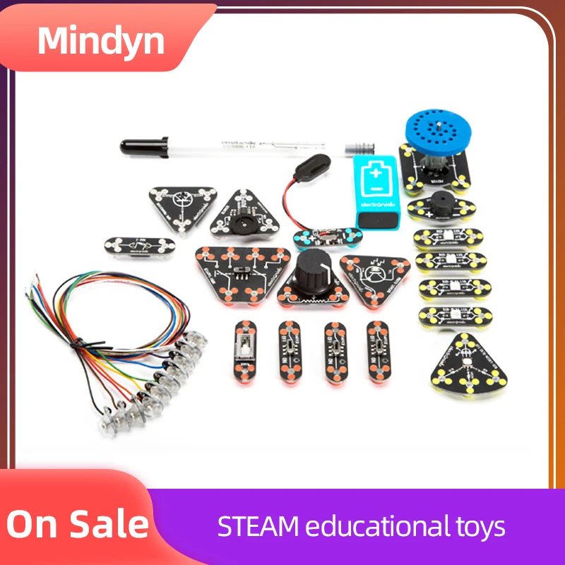 Circuit scribe ultra kit 34 шт. набор для рисования электрическая проводящая ручка детей