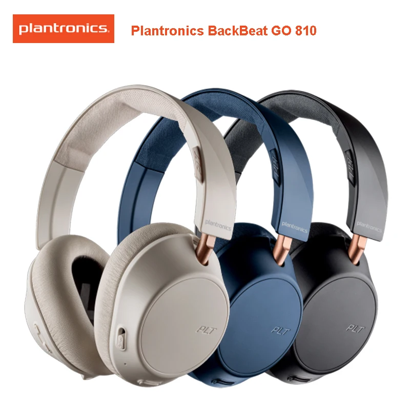Беспроводные наушники Plantronics BACKBEAT GO 810 ANC с поддержкой Bluetooth 5 0 для Xiaomi Huawei