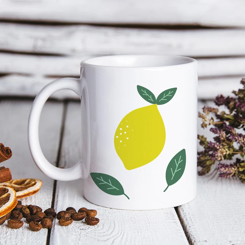 34 шт./компл. Наклейка на стену с изображением лимона сделай сам Мультяшные фрукты