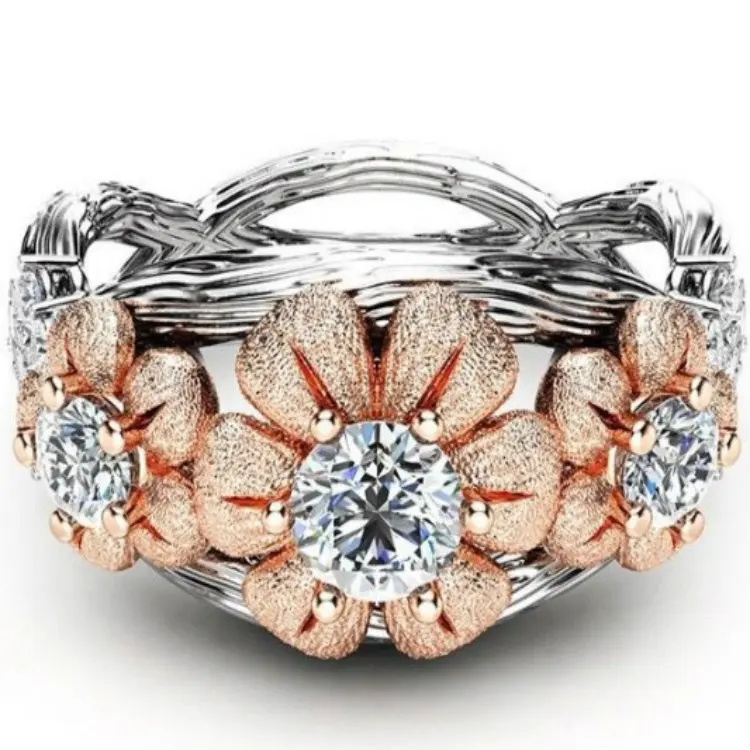 

Milangirl Design Plum Ring For Women Fashion Tide Female Promise Ring Female Jewelry Accessories