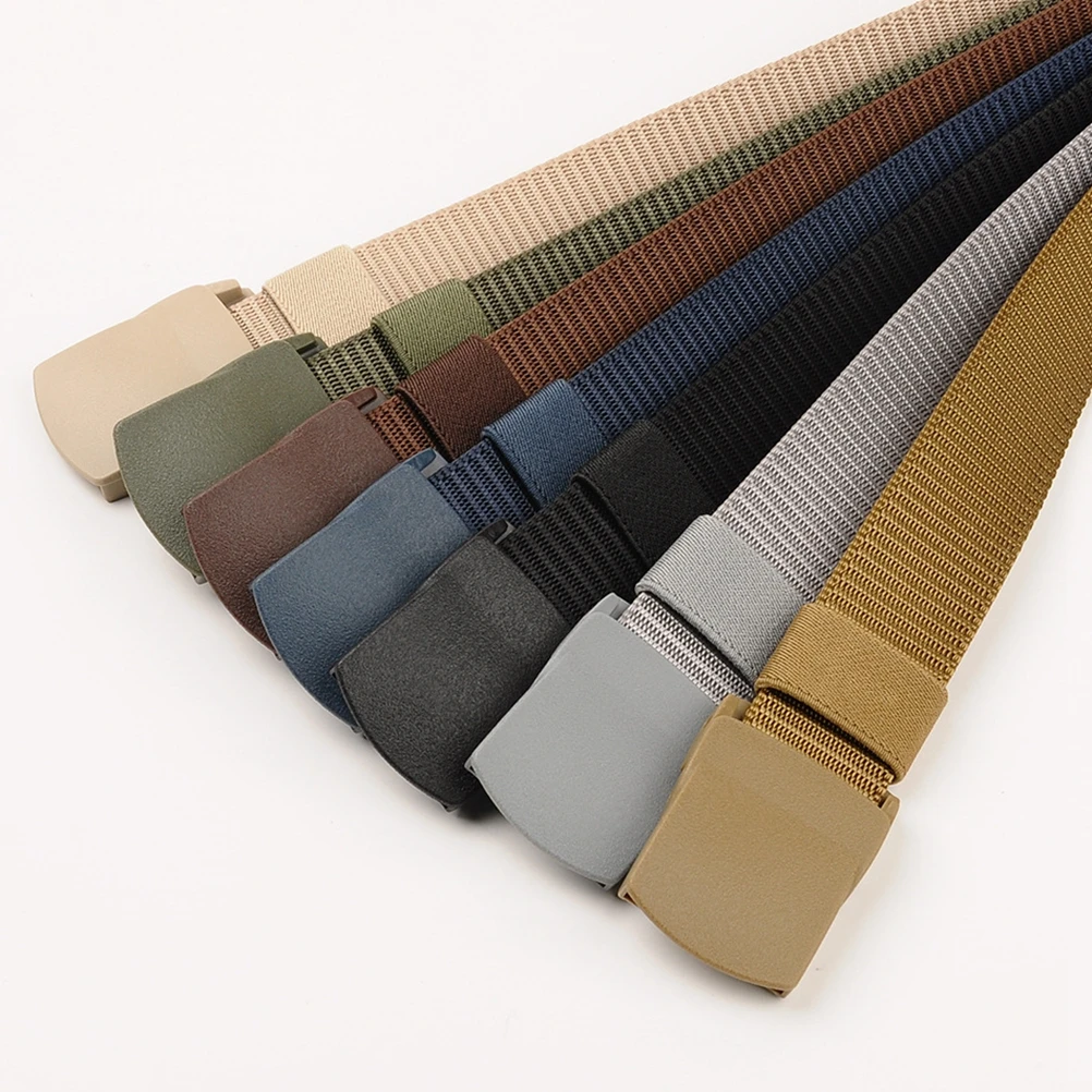 

Man Military Style Canvas Web Belt 2021 Hot Nylon Army Belt Adjustable Belt Outdoor Travel Automatic Buckle Tactical Belt