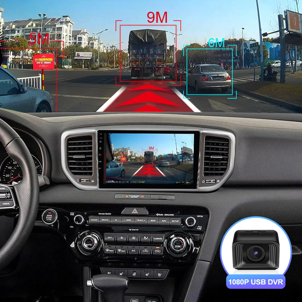 Автомобильный радиоприемник Isudar H53 4G Android 1 Din для KIA/Sportage 3 4 2016-2019 мультимедийный GPS