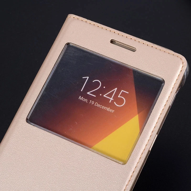 Чехол раскладушка кожаный чехол для телефона Samsung Galaxy Note 5 4 N920 Note4 Note5 Note3 N9000 тонкий