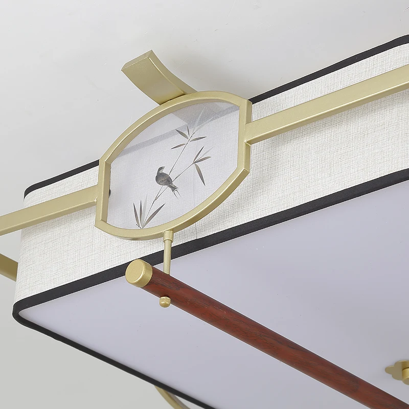 Светодиодный потолочный светильник Современная китайская лампа железный