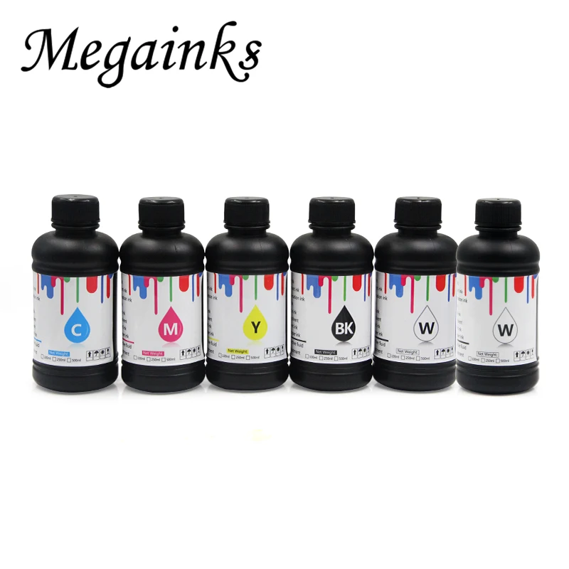 УФ-чернила для Epson DX5 DX6 DX7 DX9 DX10 XP300 XP600 TX800 WF5110 WF7610 L800 L805 1390 R280 R290 R1800 R1900 250 мл |