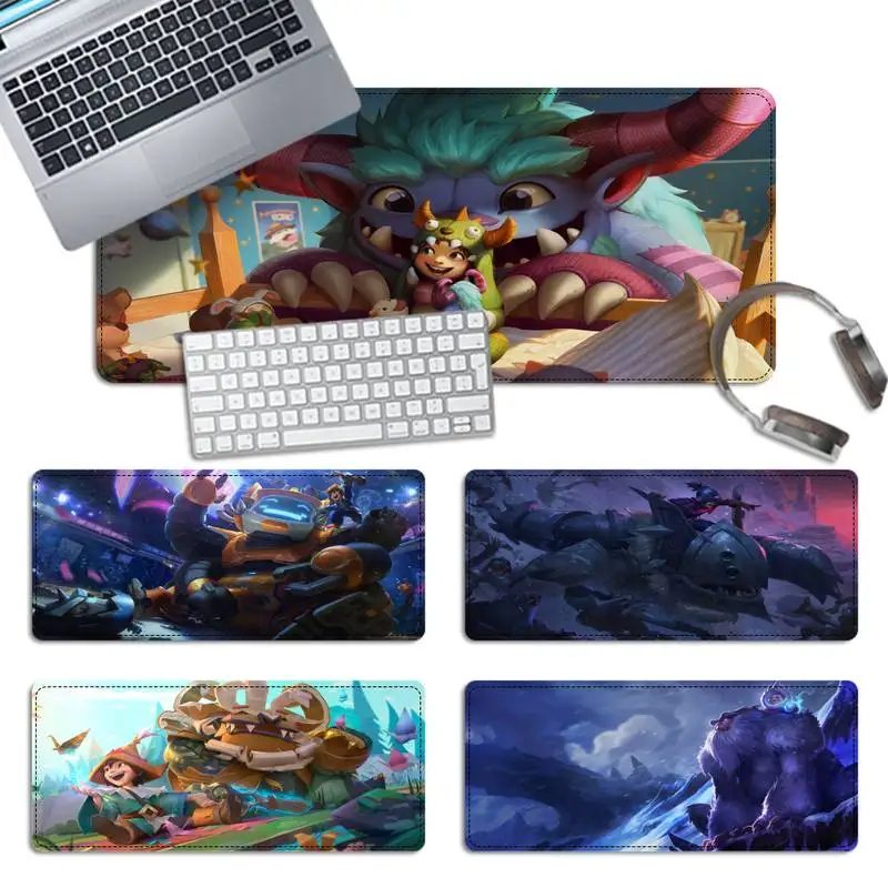 

Funny League of Legends Nunu & Willump Gaming Mouse Pad Laptop PC Computer Mause Pad Desk Mat For Big Gaming Mouse Mat For LOL