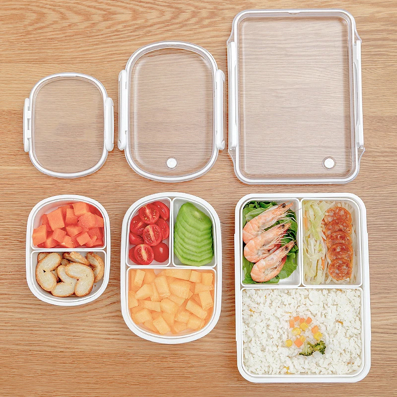 Kid's Lunch Box Fruit Bowl Outdoor Activities Travel Microwave Heating Food Container Plastic Bento Korean | Дом и сад