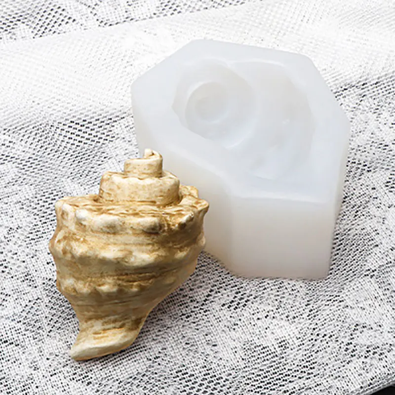 Силиконовая форма для мыла в виде раковины 3D силиконовая выпечки конфет шоколада