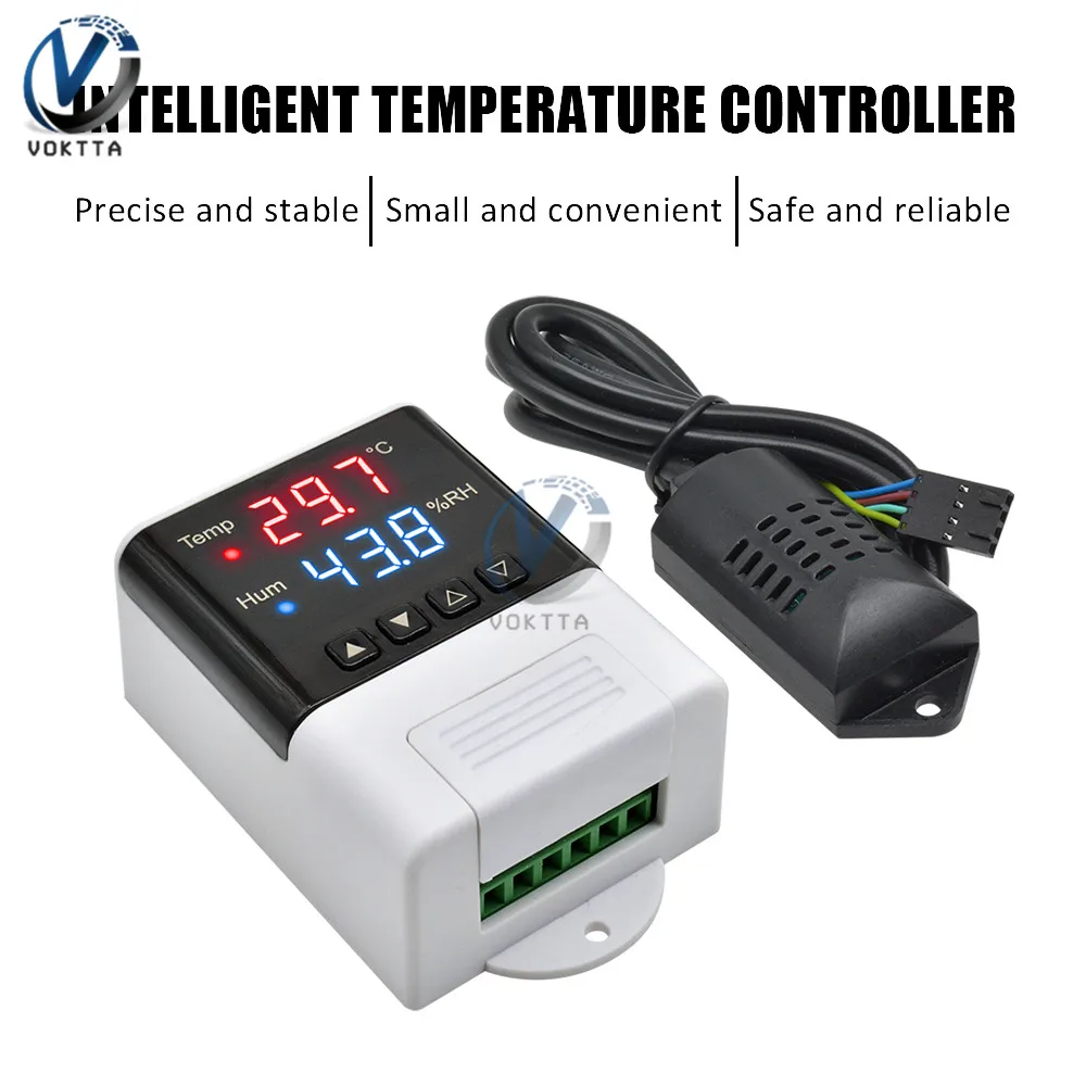 DTC3200 Thermostat Temperature Controller Heating Cooling Sensor AC 110V 220V Electronic Digital Microcomputer Thermoregulator |