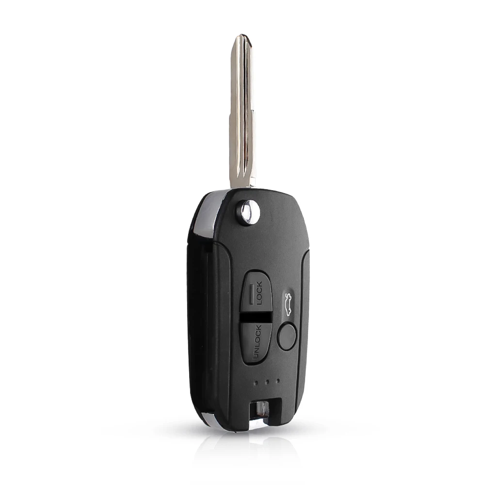 Чехол для ключей KEYYOU Right Blade Mitsubishi Lancer EVO Colt Outlander Mirage 3 кнопки дистанционный