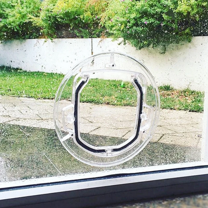 Новые креативные товары для домашних животных материал ПК круглая стеклянная