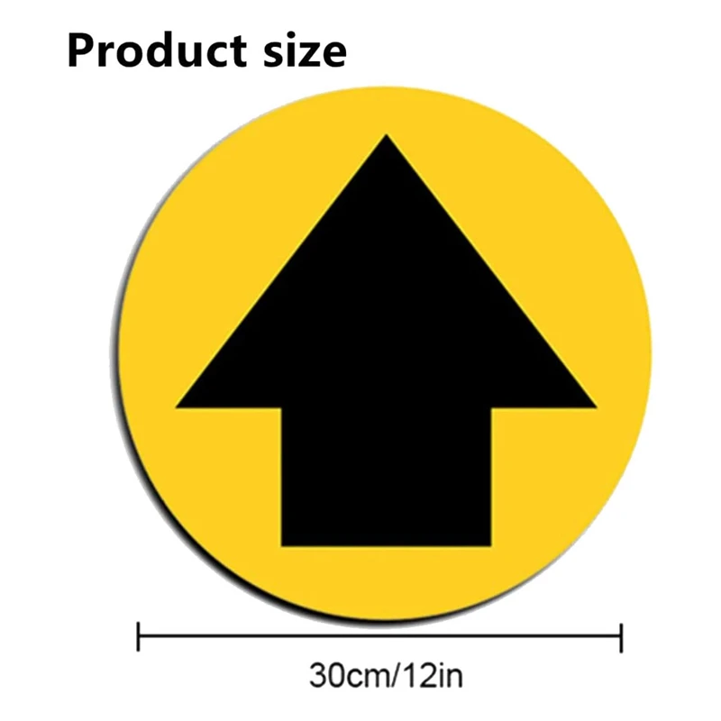 10 шт. световые указатели знак пол наклейки для очереди руководство аптека банк