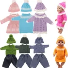 Новый свитер ручной работы под заказ 18 дюймов американский и 43 см для куклы новорожденного аксессуары, наше поколение, подарок для девочки