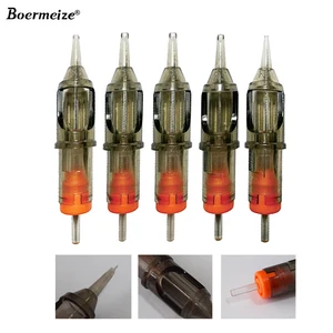 Boermeize одноразовый картридж needles10шт 1359111315RL тату лайнер шейдер макияж бровей Тату ручка машина поставка