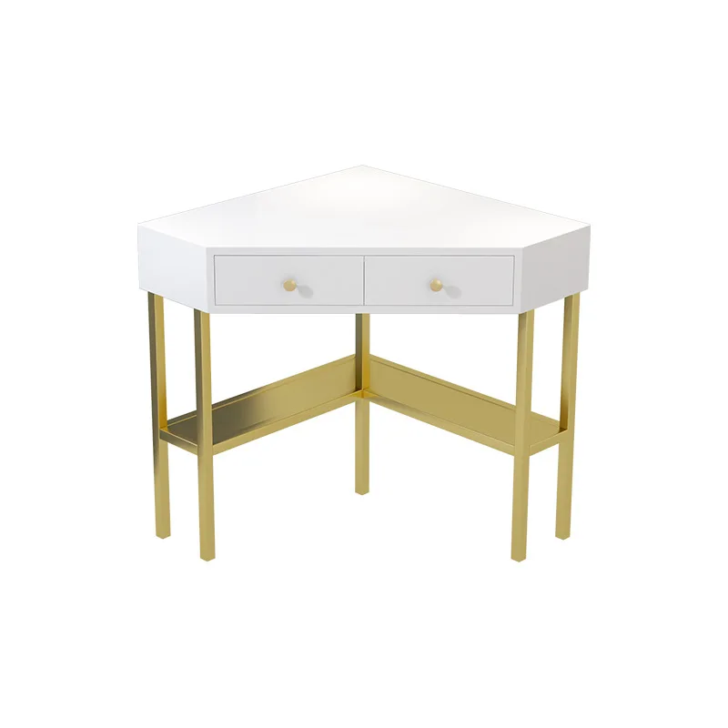 Изысканный и стильный скандинавский угловой туалетный столик из