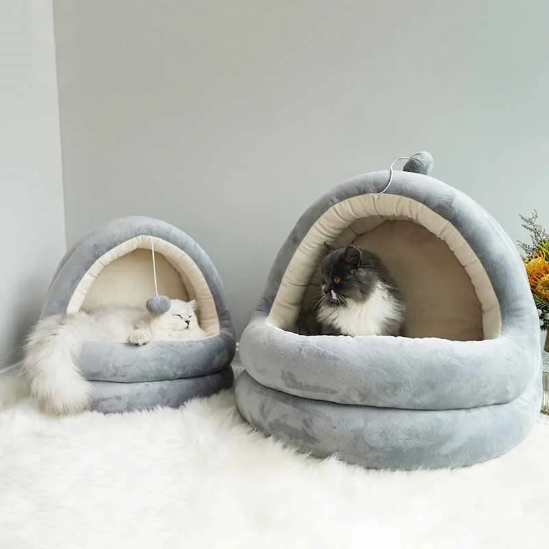 

Aapet PP Cotten Cat Nest Pet Bed House Soft Kennel For Dog Puppy Doghouse Cat Bed Washable Pet Cave Cat Kitten Mat Pet Supplies