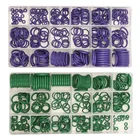 Набор резиновых колец для мытья автомобиля, набор уплотнительных колец для кондиционера, 270 шт., R22R134a, фиолетовыйзеленый цвет