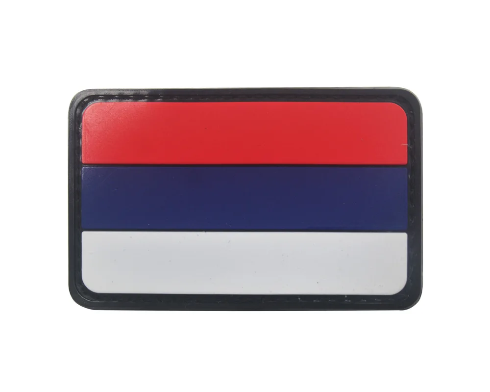 Значок с российским государственным флагом Вышивка Липучка нашивка повязка на