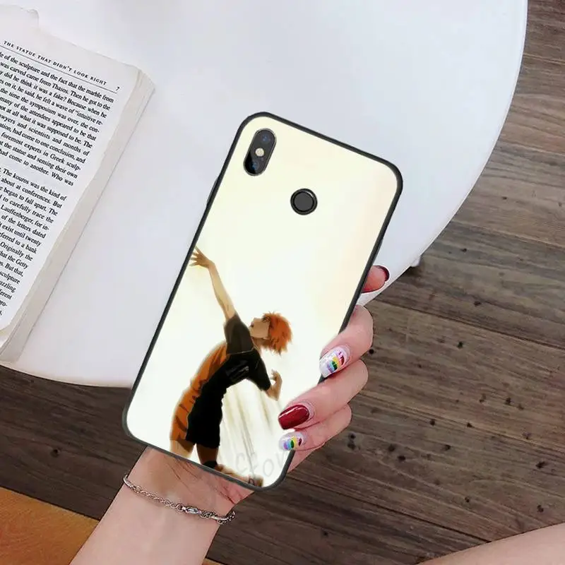 

Anime volleyball boy Phone Case For Xiaomi Redmi 7 9t 9se k20 mi8 max3 lite 9 note 8 9s 10 pro Soft Silicone Shell Cover Funda
