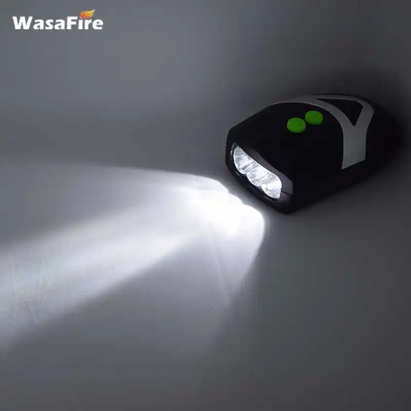 Водонепроницаемый 3 светодиодных велосипедных фонаря набор фонарей белый