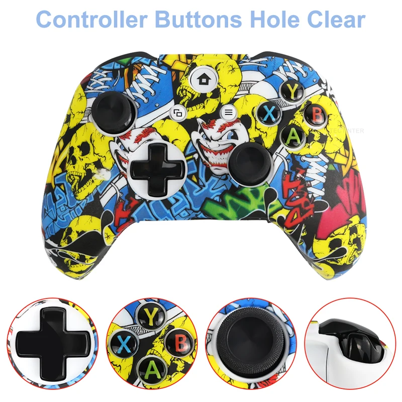 Мягкий силиконовый чехол для контроллера Xbox One тонкий защитный джойстика