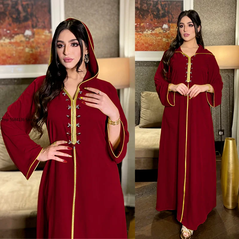 Платье-Макси женское с капюшоном и длинным рукавом | Тематическая одежда