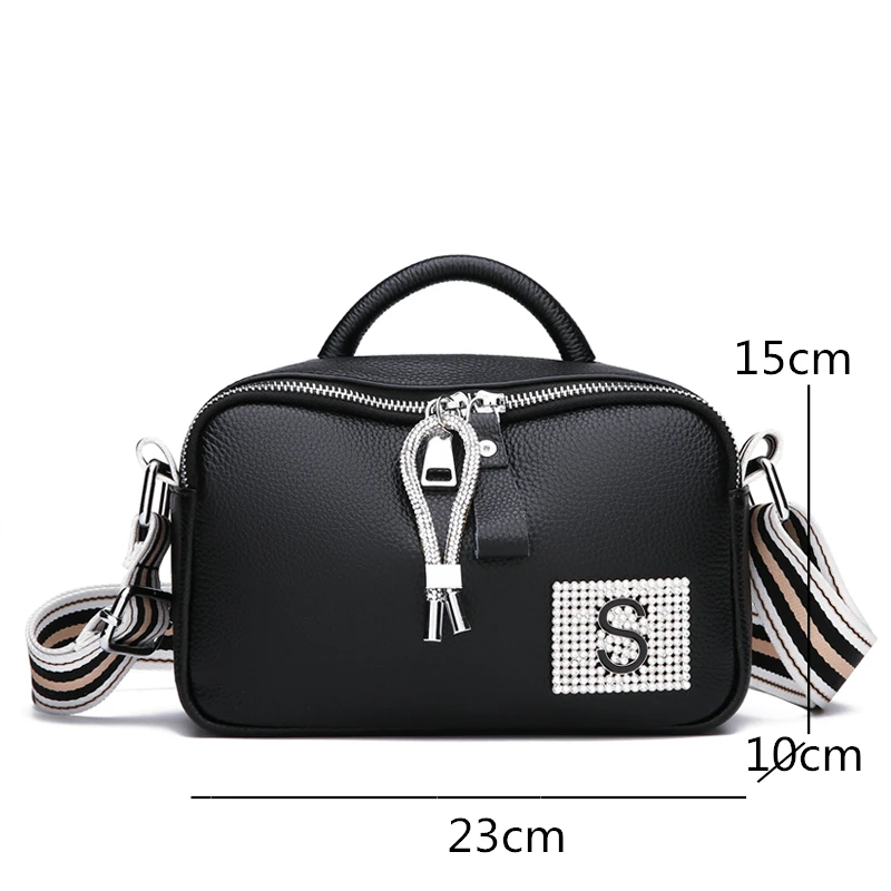 Сумка-мессенджер женская из натуральной кожи небольшая | Багаж и сумки