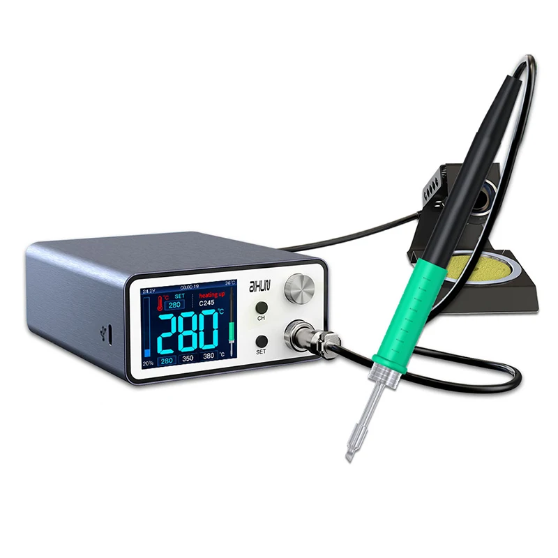 

JC AiXun T3A Smart Soldering Station Support T12 T245 936 Handle Soldering Iron Tips 200W Fast Heating Rework Station