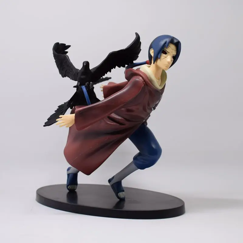 

17cm Toys For Boys Action Figures Anime Crow Uchiha Itach Manga Figure Figurine PVC Collection Model Gift Doll With Colorful