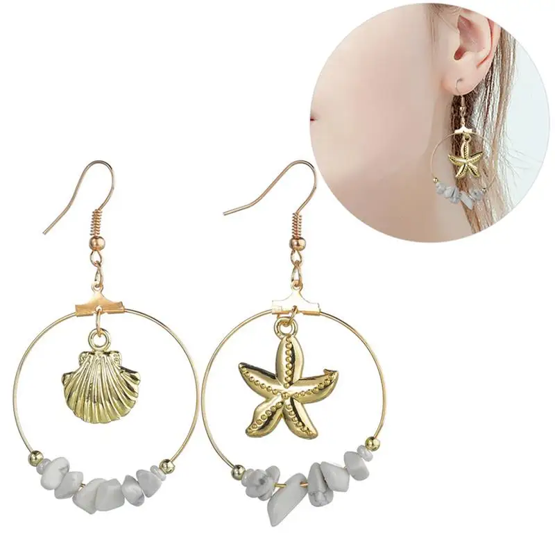 Серьги-подвески женские В гавайском стиле | Украшения и аксессуары