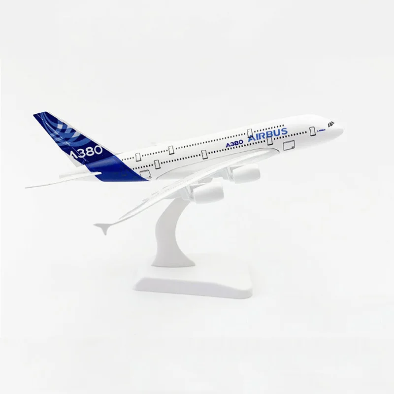 

20/16cm A380 Airline Model Plane Aircraft Kids Alloy Metal Toy Model Plane kid birthday Gift surprise collections room display