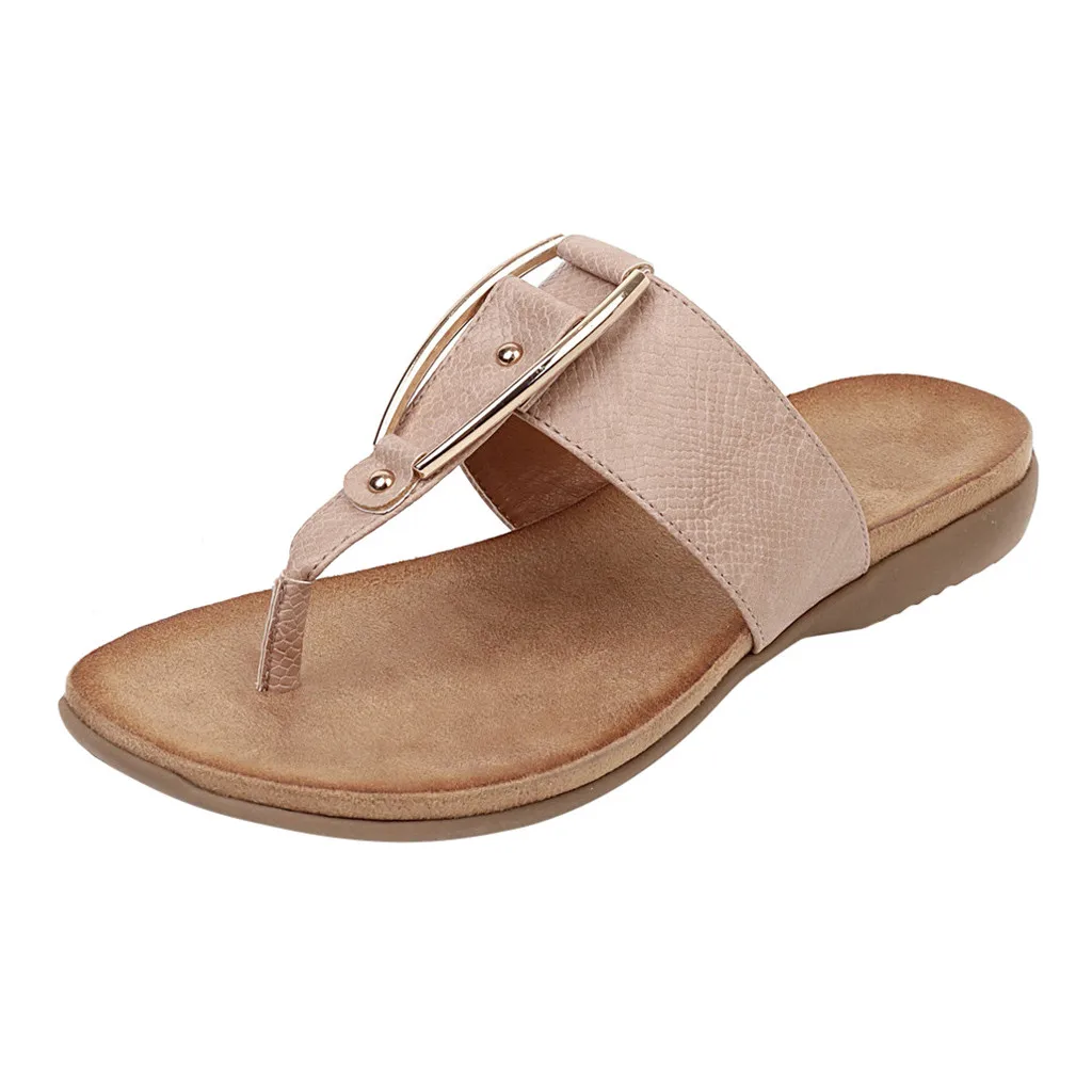 Женские сандалии модные женские летние пляжные шлепанцы повседневные с мягкой