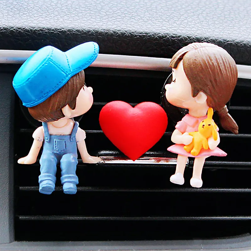 Boy Girl Couple Car Decoration	