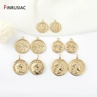 2021 series gold plated round commemorative coin designer charms diy making bracelets necklaces pendants accessories