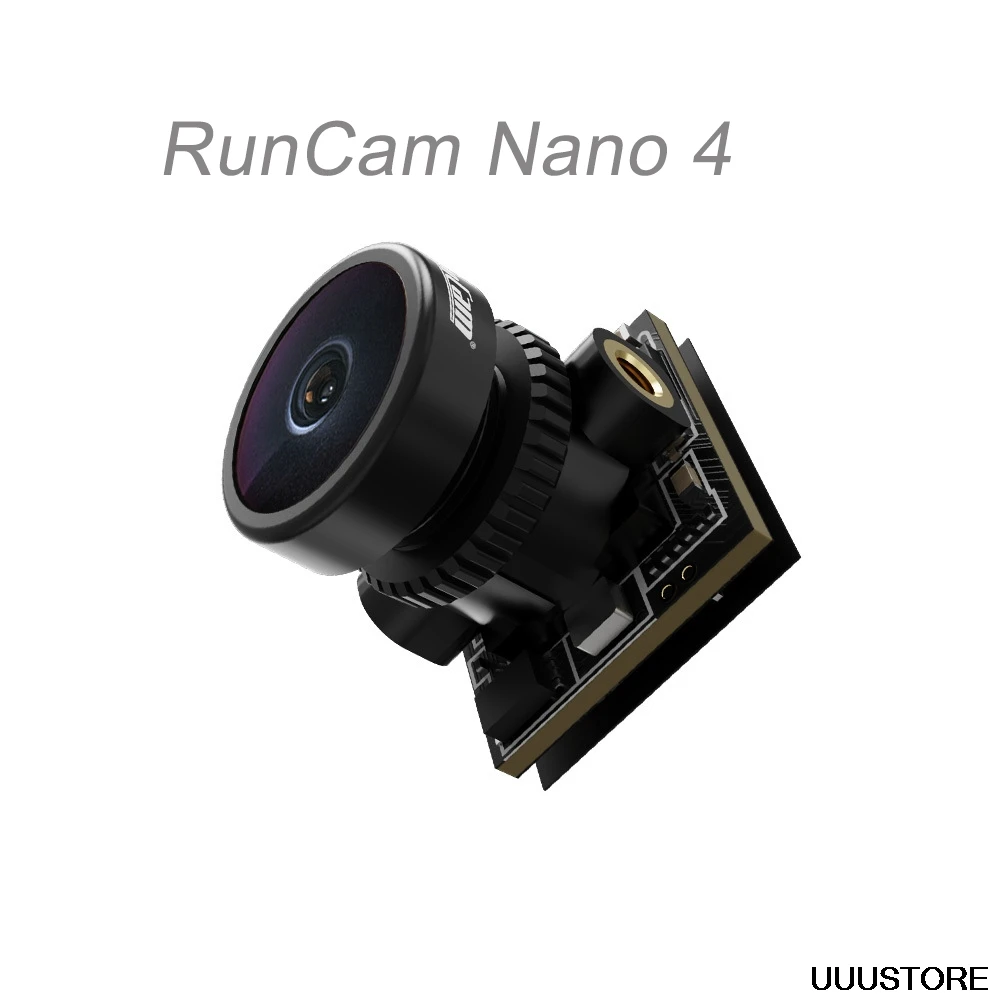 

RunCam Nano 4 Camera 1/3" CMOS 800TVL 2.1mm(M8) FOV 155 degree NTSC PAL FPV Camera for RC Racing Drone DIY Quadcopter toys